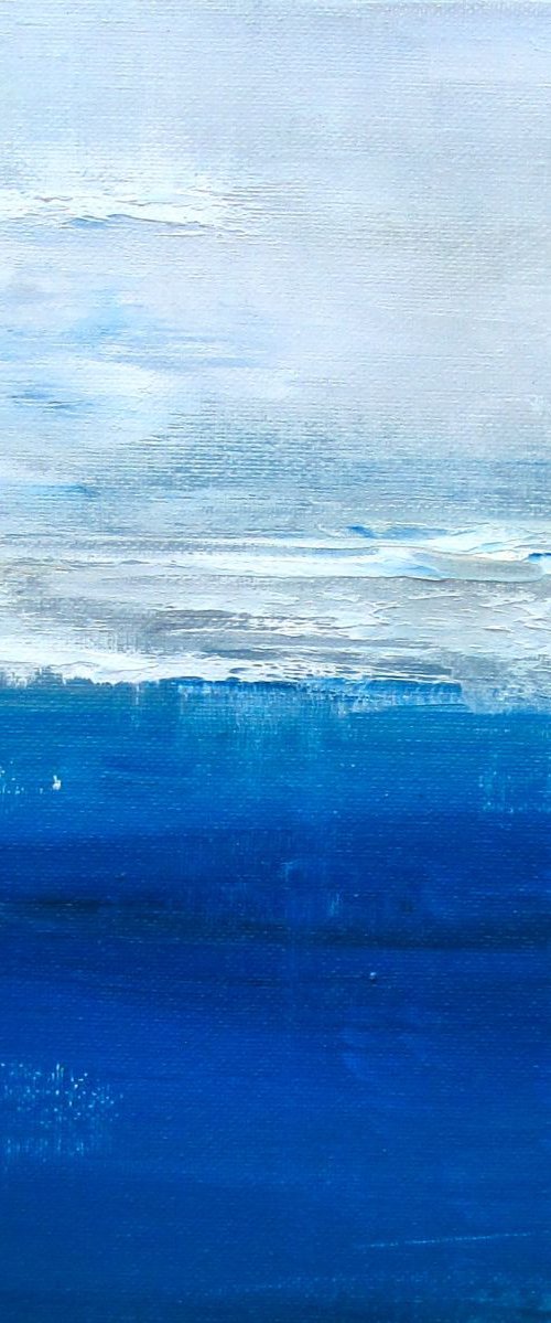 small abstract painting, gift by Laura Spring
