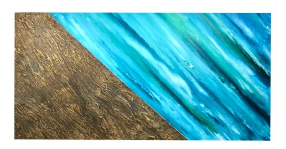 Mountain river 60cm x 122cm