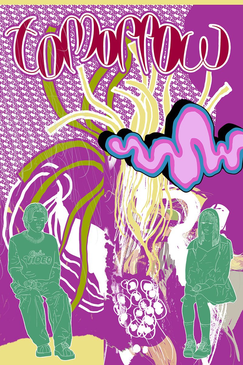 Abstract Portrait Giclee Print By Alasdair Willis, 16 X 23, Tomorrow, Original Artwork