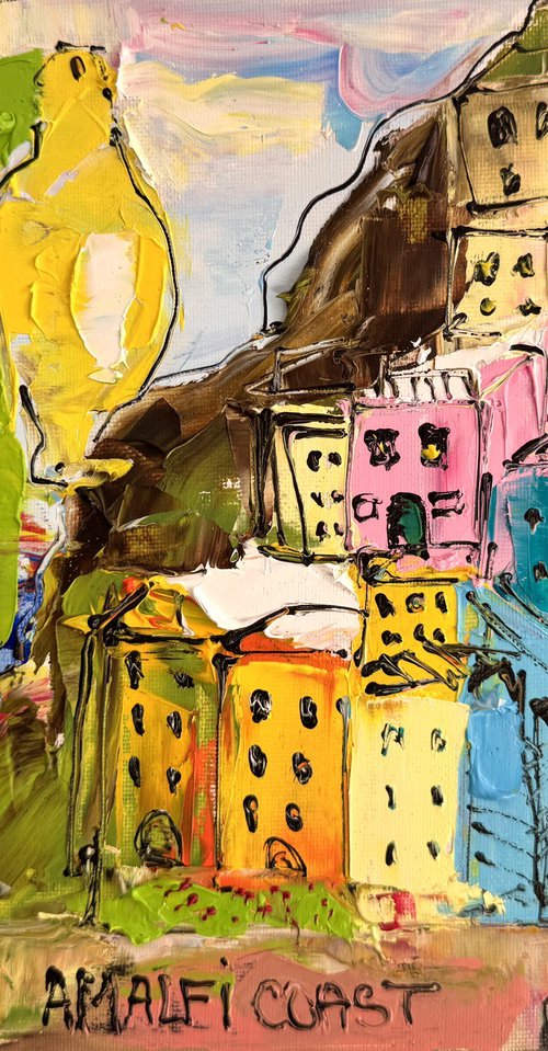 Postcard From Amalfi Coast by Lina Redford