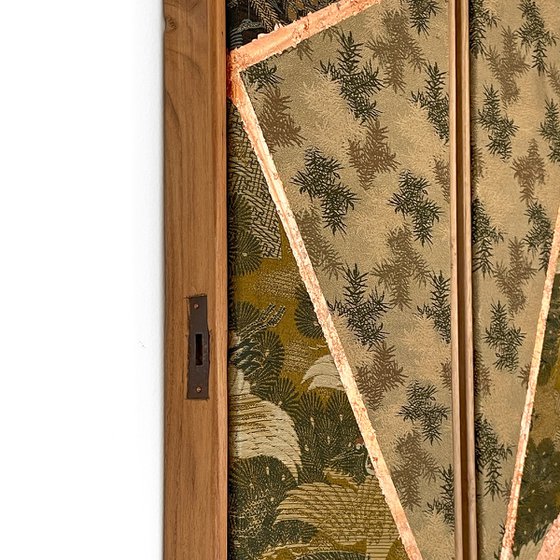 Pine forest Longivety (Kimono Upcycled)
