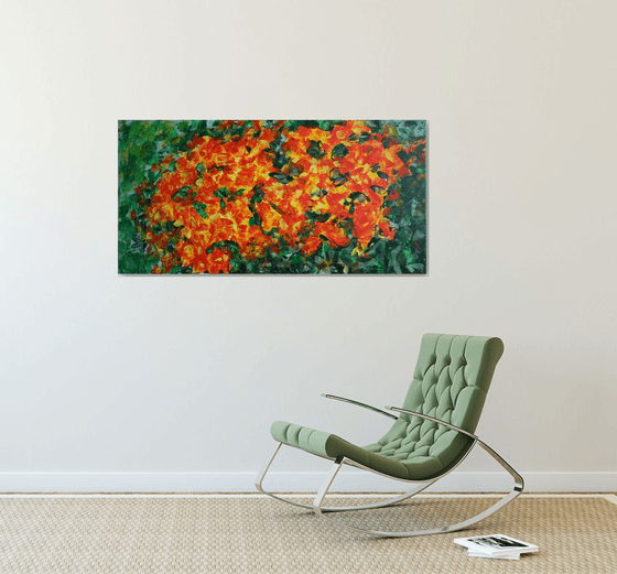 Late Roses in Autumn /  ORIGINAL PAINTING