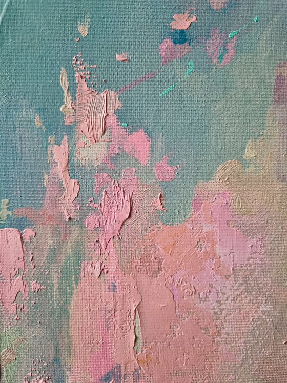 Pink Moon Reflections. diptych