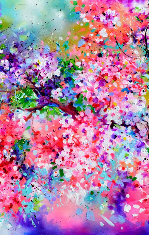 Sakura - Colorful Blossom by Soos Roxana Gabriela