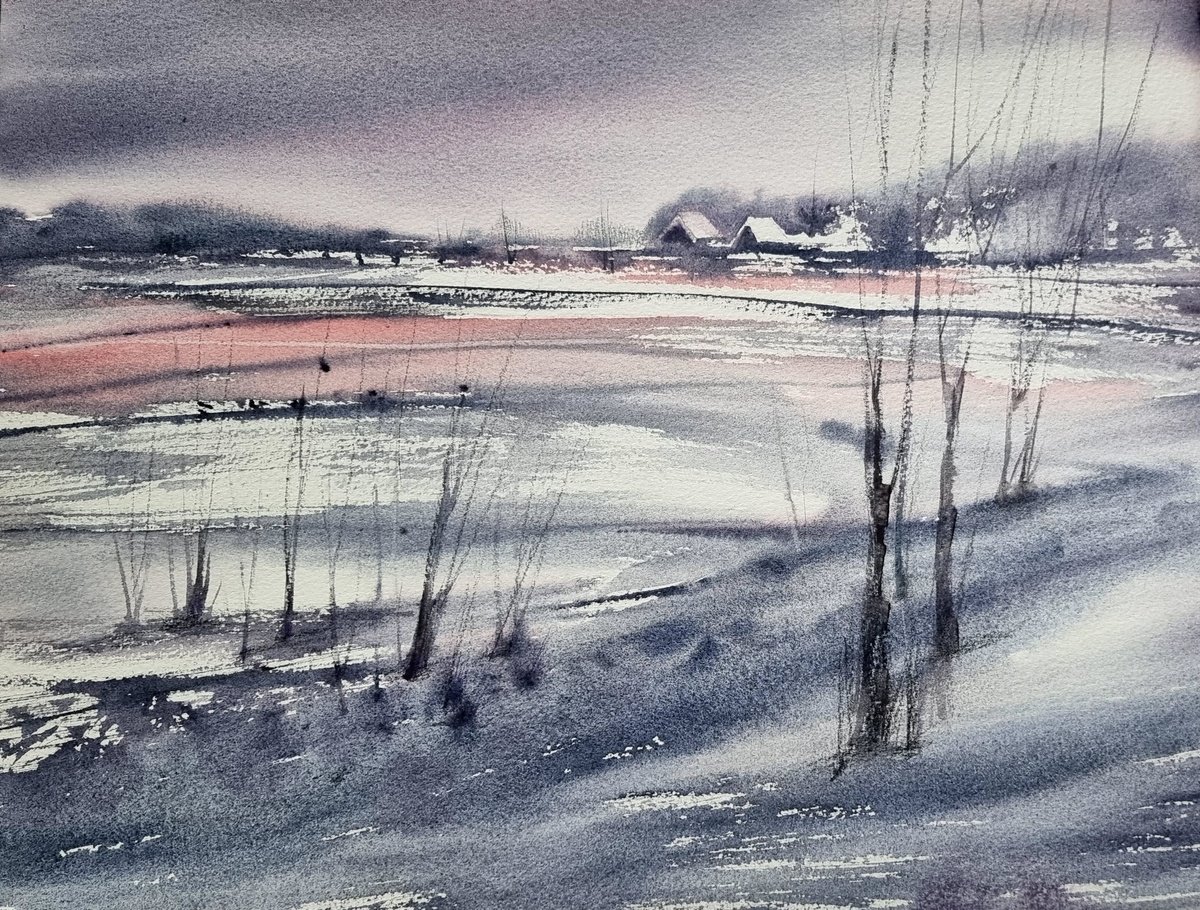 Hazy shade of winter by Elena Genkin