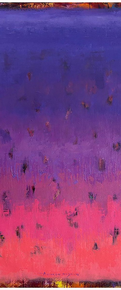 Between Presence & Absence_36"X48" by Avinash Pise