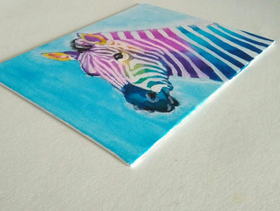 Colored Zebra