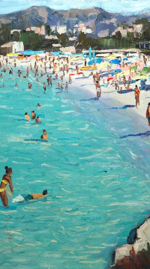 On the beach by Yuanyuan Liu