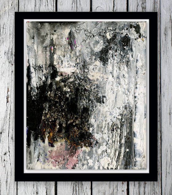 Encounters - Set of 2 - Textured Abstract art by Kathy Morton Stanion