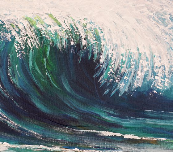 Seascape Breaking Waves D 6