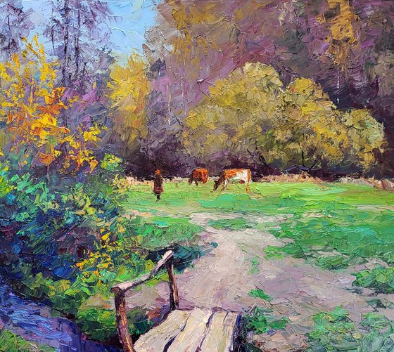 In the Pasture Before the Forest