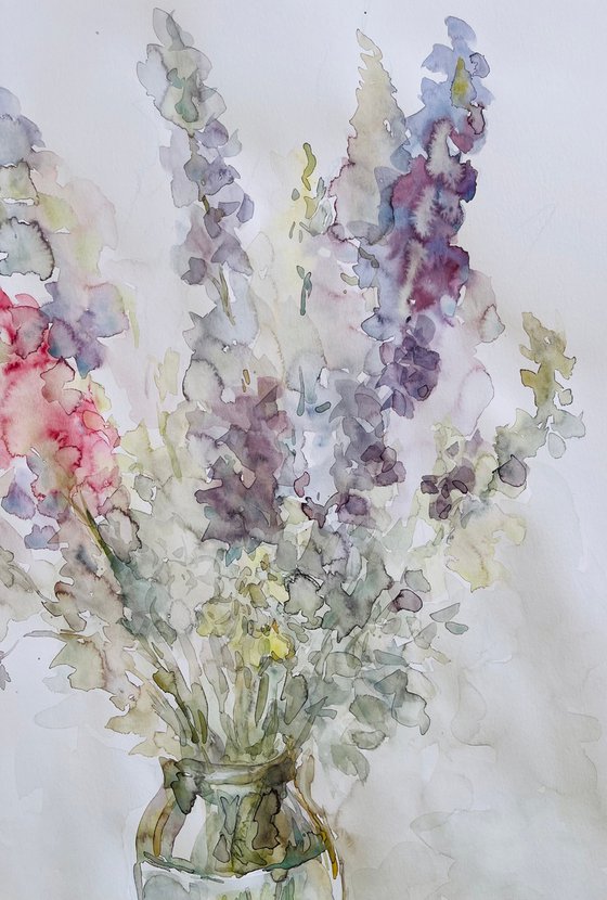 Delphinium 50x65 cm 2025