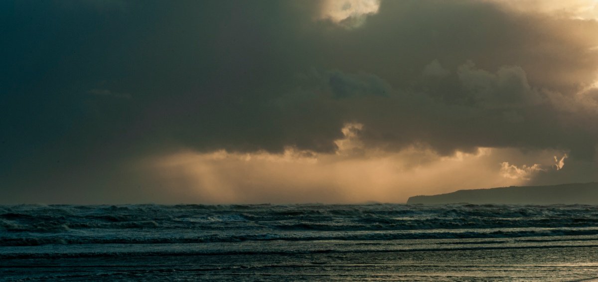 Photorealistic Photograph , Storm Over Fairlight By Adam Regan, 36 X 17, Artwork For Sale On Artfinder