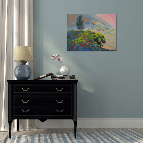 Meadow Beneath the Mountain