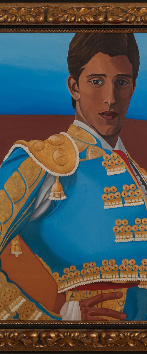 Bullfighter - Blue by Caroline Millott