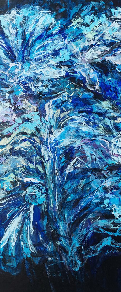 Garden in Blue 2 by Katia Solodka