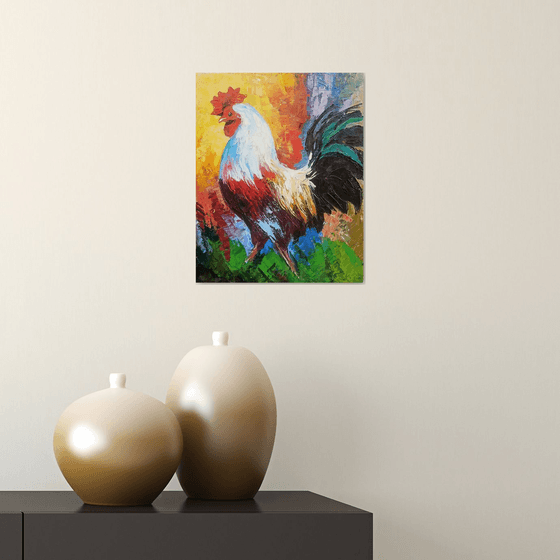 Colorful rooster