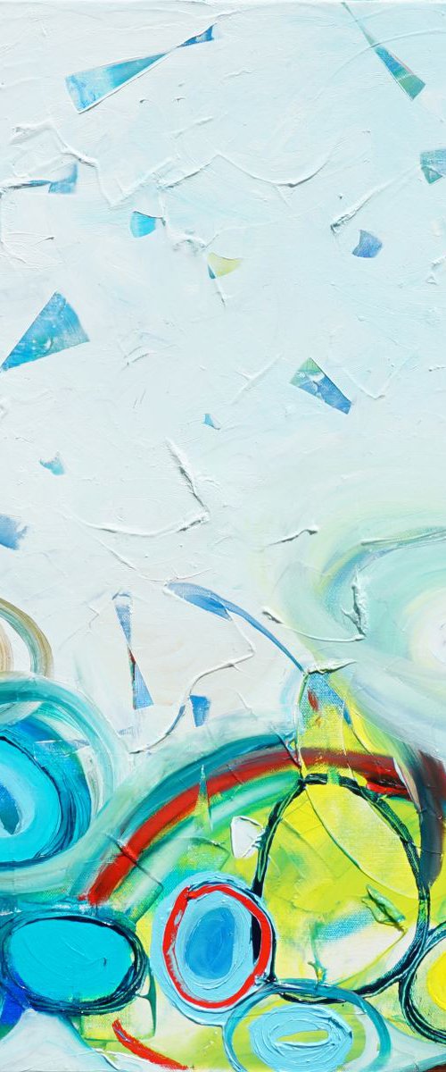 Blue Joy - 24x18in by jelena b