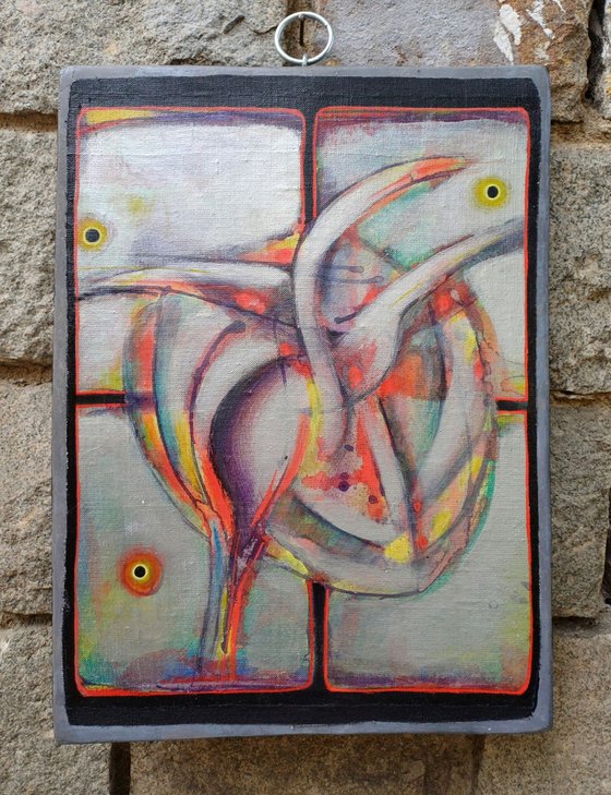 Composition with heart-VIII