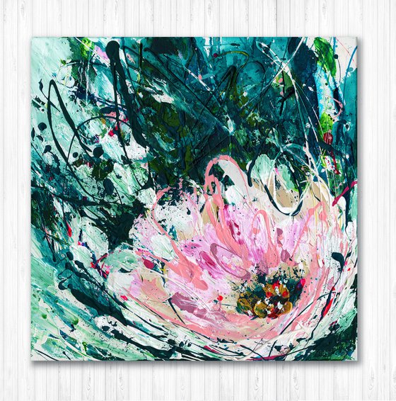 Be In Love - Floral Painting by Kathy Morton Stanion