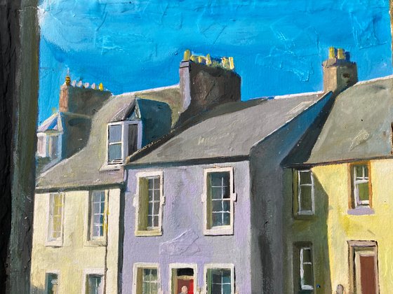 Scottish Houses In The Sun