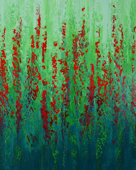 Red Flowers - Flower Field