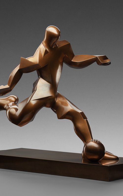 The Football Player Sculpture by Vladimir Makeev