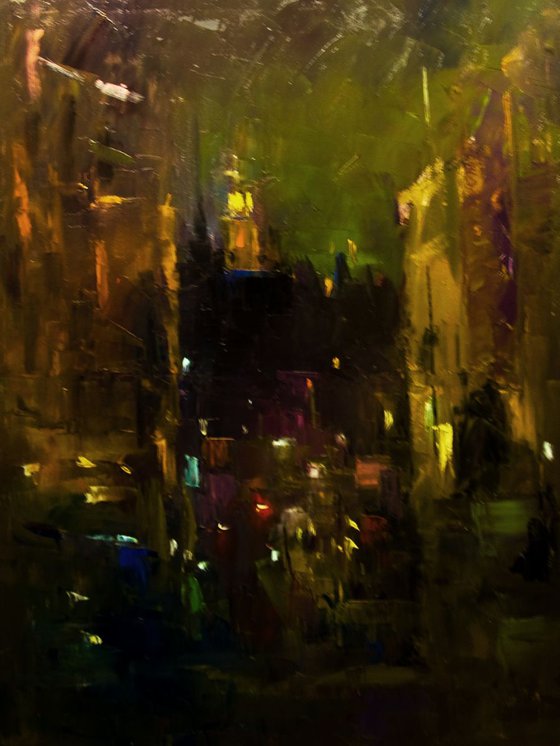 Abstract  London at Night