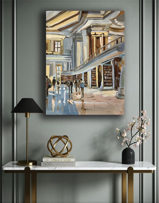 The Quiet Charm of a Public Library.