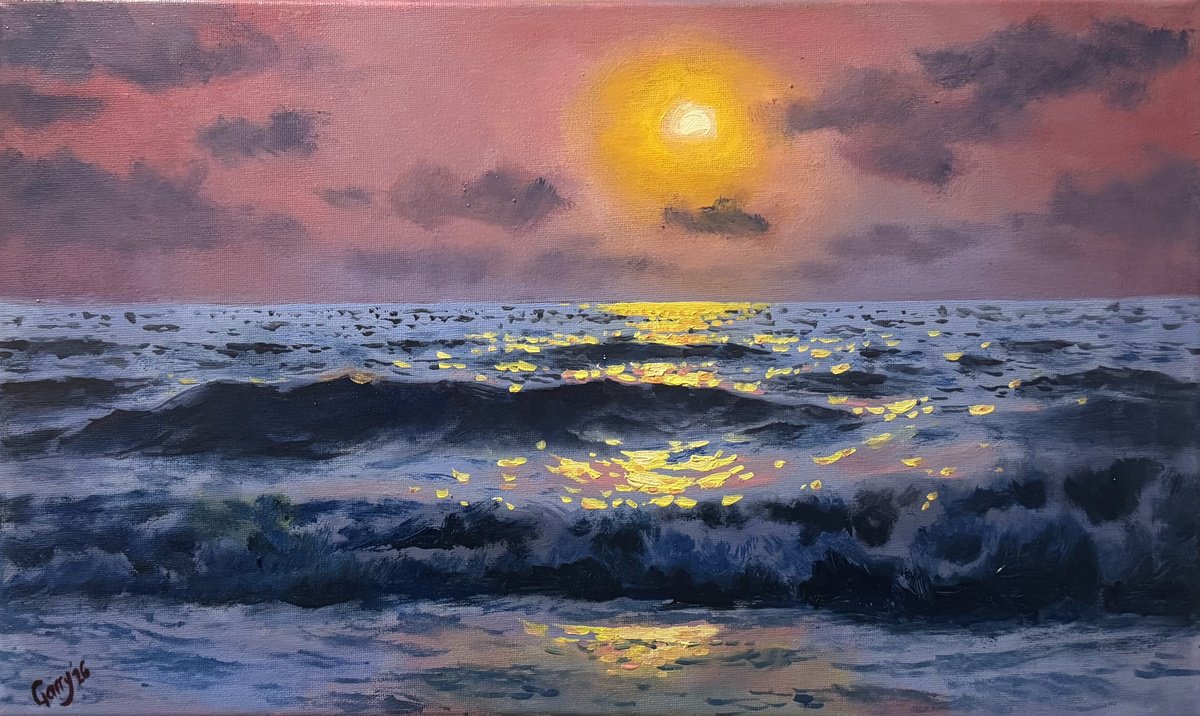 Sunset 17 By Garry Arzumanyan, 20 X 12, Artwork For Sale On Artfinder