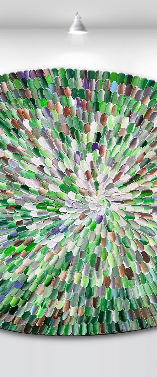 ‘Photosynthesis XXII' - 40x33" by Tatiana Georgieva