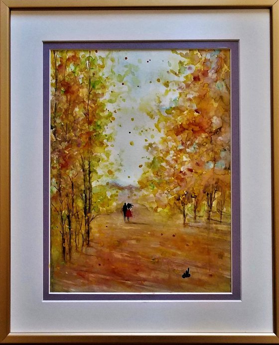 Me,You and a magical Fall day.. (3) gift idea,framed,ready to hang