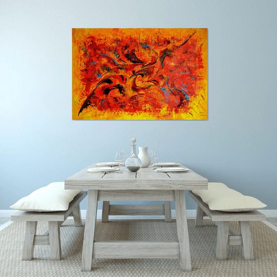 SUMMER HOLIDAYS.140x92 cm.