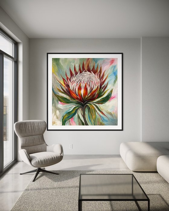 “Flame of Life – King Protea”