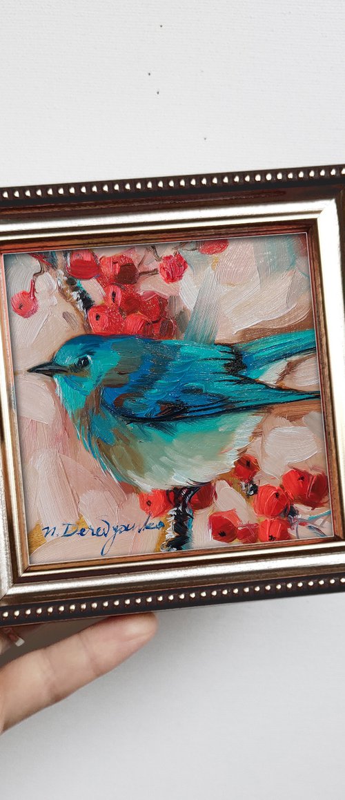 Blue bird by Nataly Derevyanko