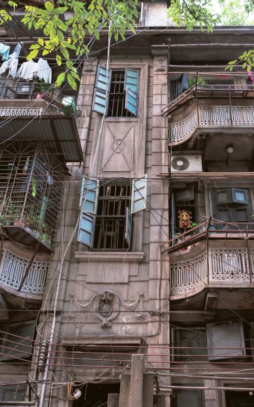 Balconies and Banyan Trees XL by Serge Horta