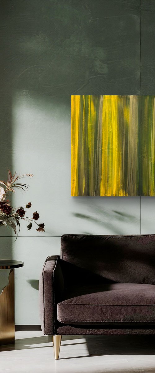 Echoes of Fire 80x120x2 cm by Exclusive Arts