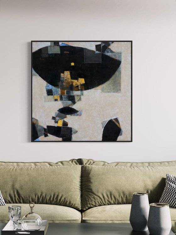 Large abstract painting