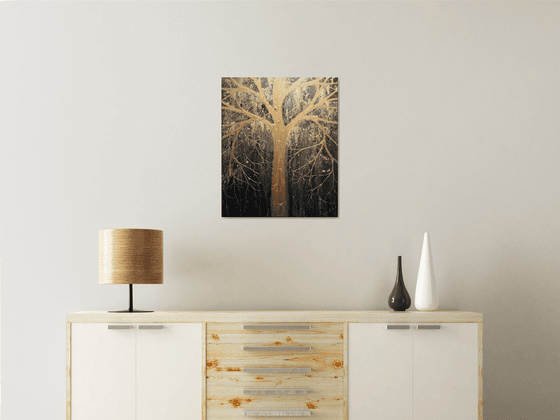 Black and Gold Tree