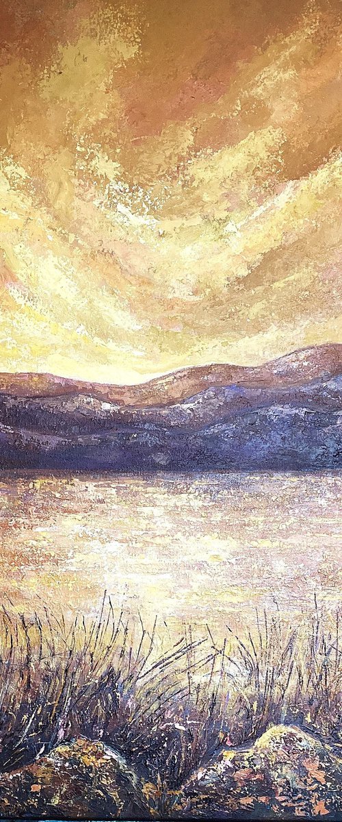 Amber Landscape by Colette Baumback