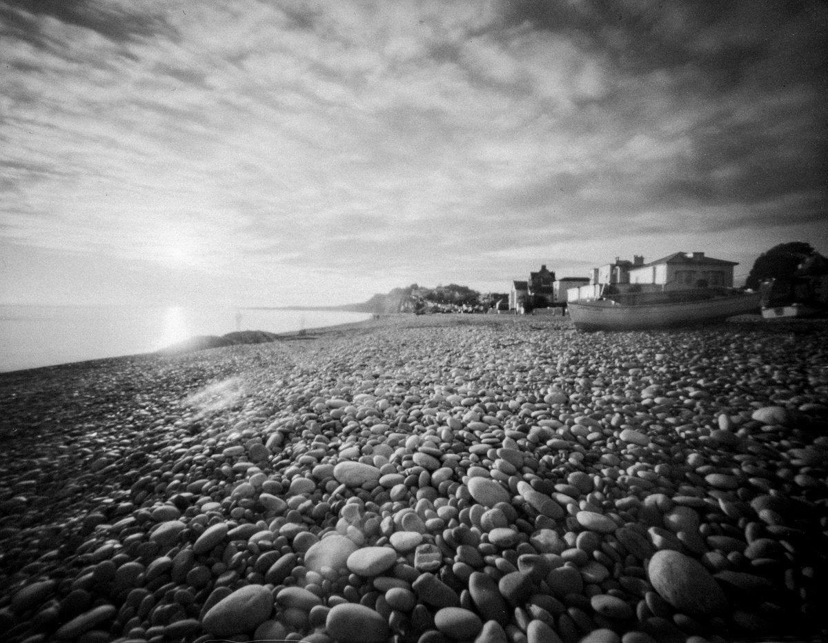 Budleigh Salterton, the beach #1 by John Rochester