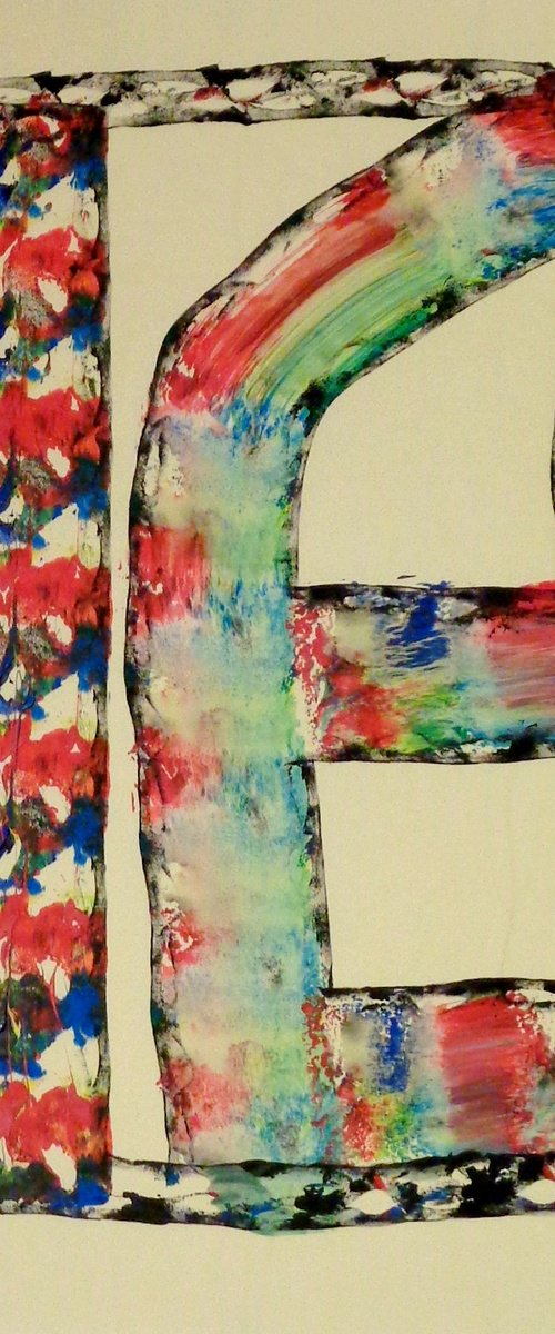 abstract-painting by Heinz Theuerkauf