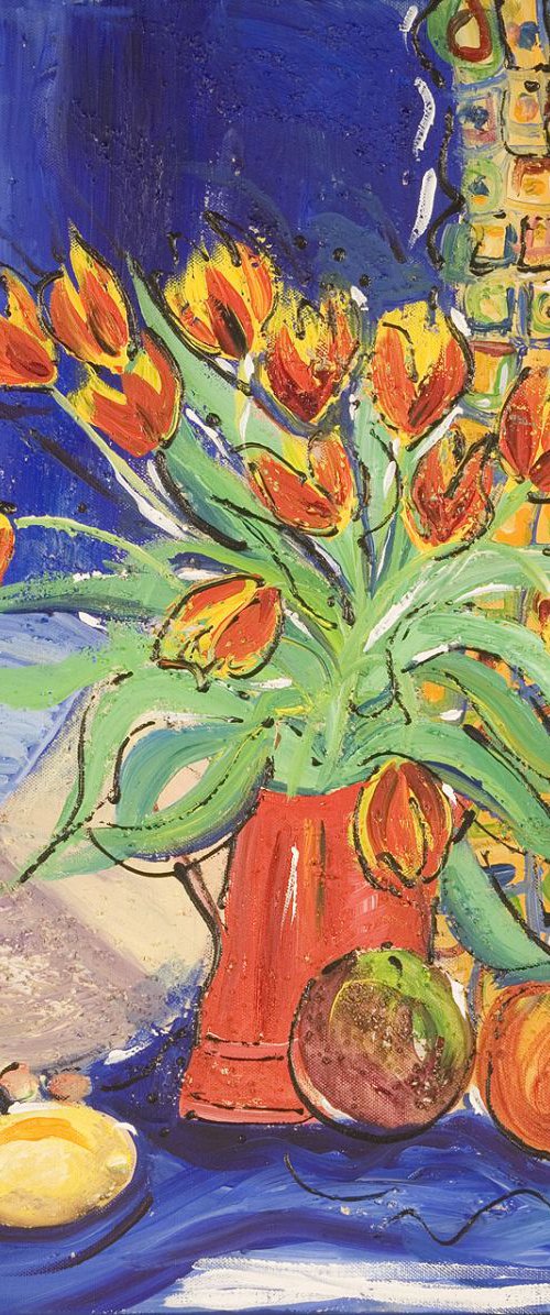 TULIPS AND LEMONS by Diana Aungier-Rose