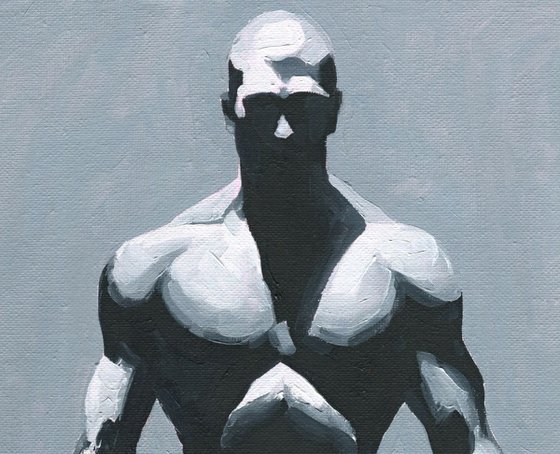 Between Light and Shadow 1 - Male nude