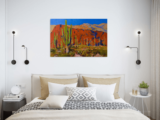 Saguaros and Desert Colors
