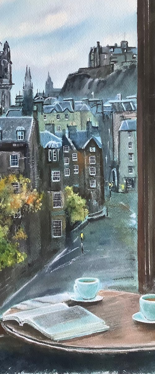 A View from A window, Edinburgh. by Darren Carey