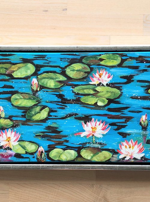 Water lilies by Lena Smirnova