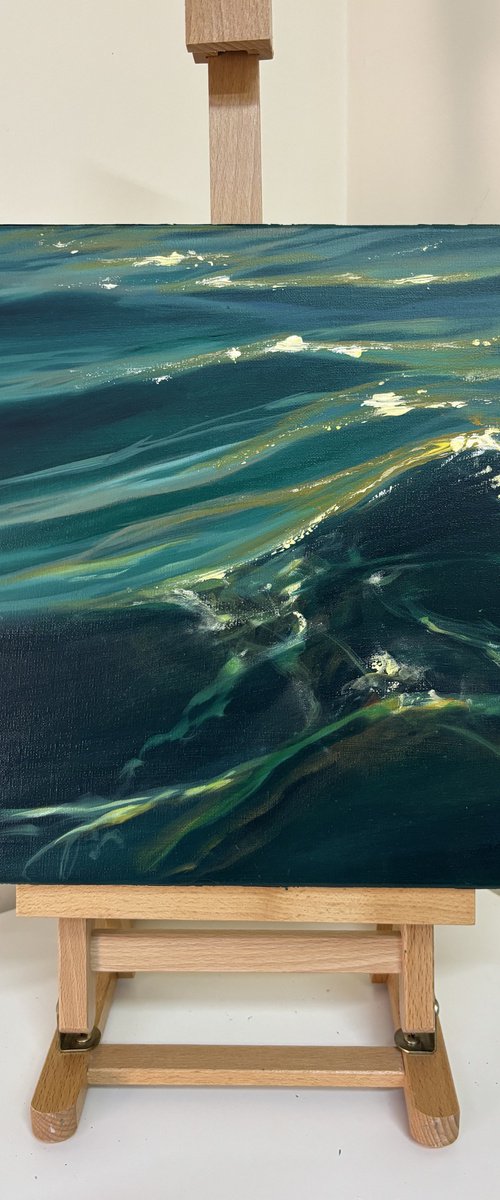 “The deeper I looked, the calmer it became” by Alena Panchishin
