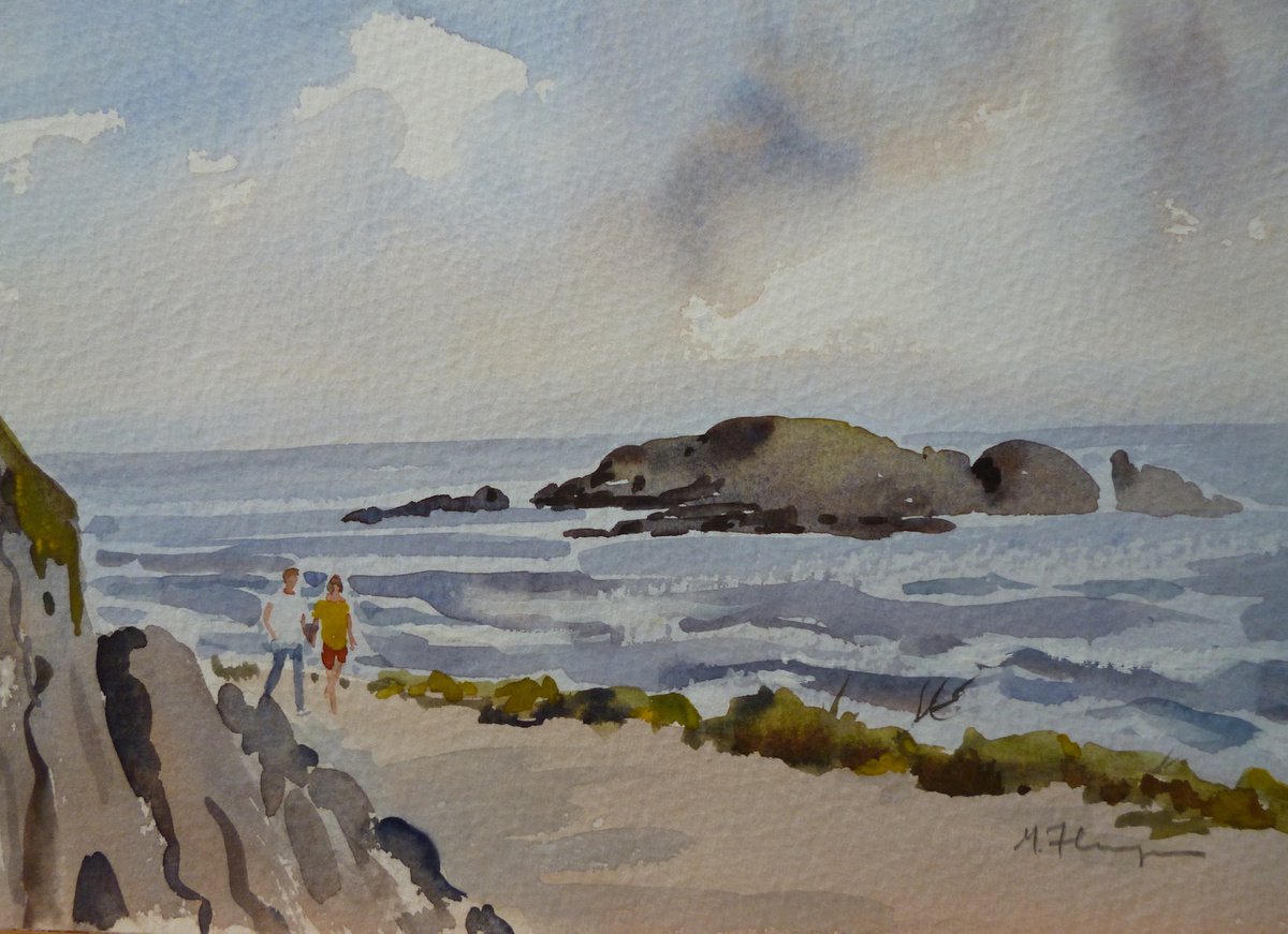 Cliff walk at Howth by Maire Flanagan
