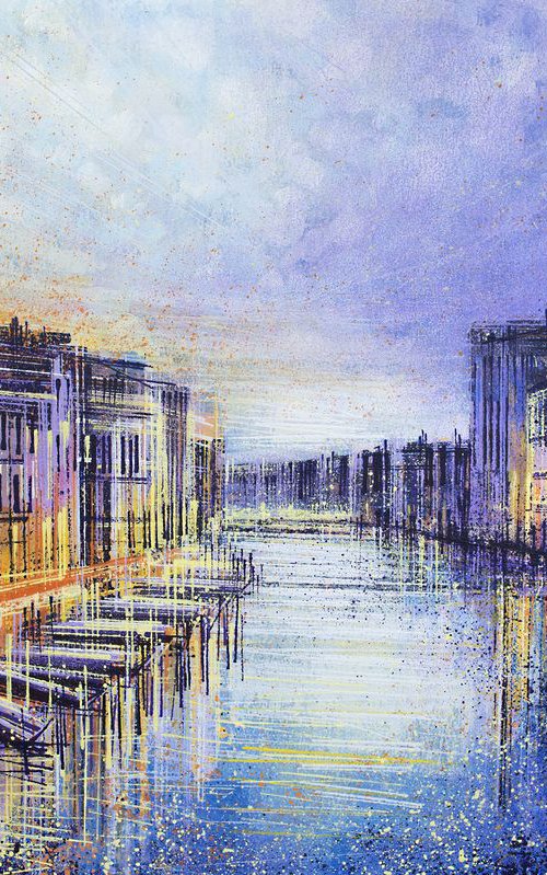 Venice - The Grand Canal At Sunset by Marc Todd